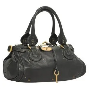 Vintage Chloé Paddington Bags Black Chloe Black Paddington Bag with Black Lock - irvrsbl